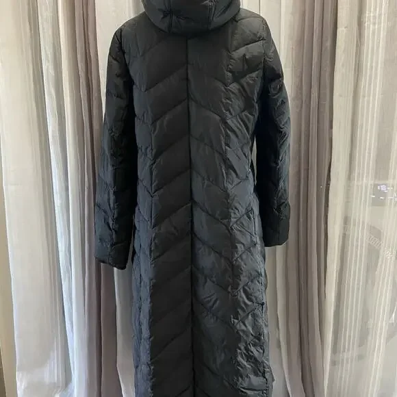 Women's Black Quilted Coat - Picture 5 of 10